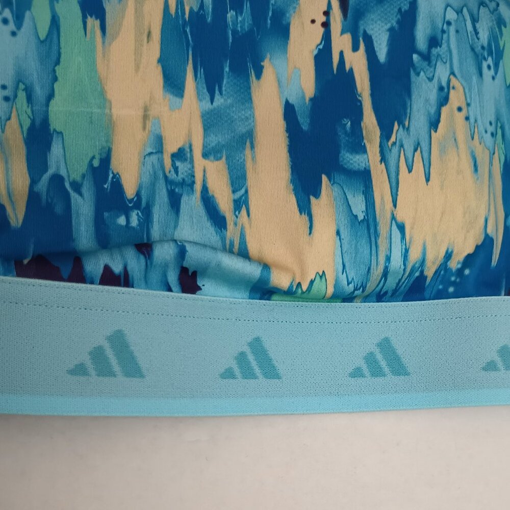 adidas Women's Powerreact Training Medium-Support Allover Print Bra XL A-C NWT - Picture 3 of 10